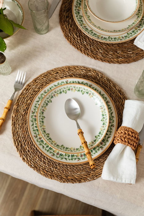 Hermia Livora Chic 24 Ytkm - Juego de cena de porcelana de 24 piezas Multicolor Hermia Livora Chic 24 Ytkm - Juego de cena de porcelana de 24 piezas Multicolor